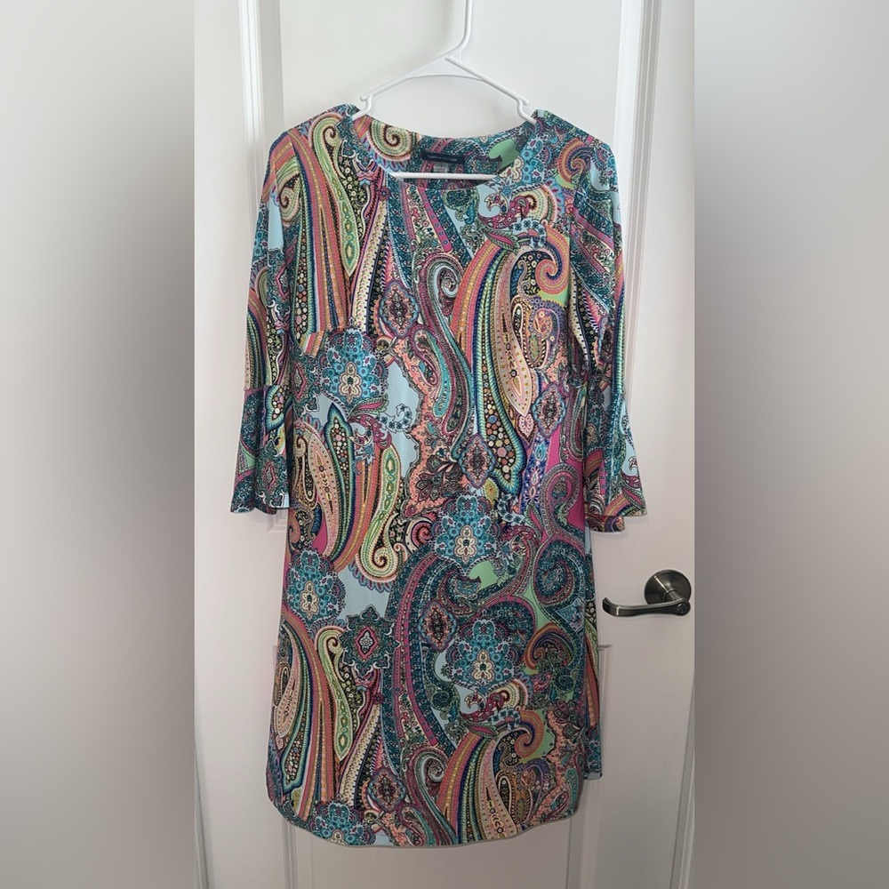 Tommy Hilfiger women’s size 8 Colorful Paisley Print Dress